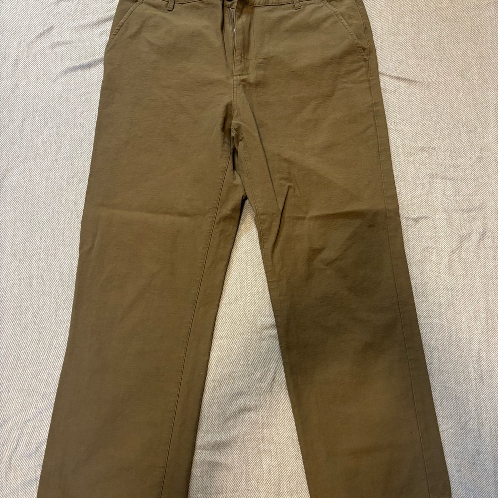 Rhythm Men's Olive Green Pants